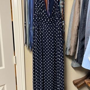 Adorable polka dot maxi dress new with tags. Size small